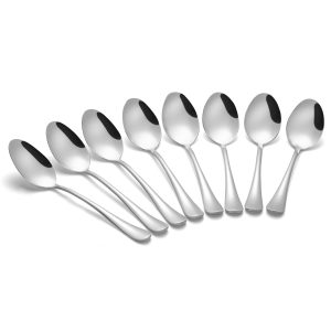 8 tafellepels zilver