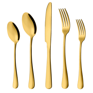 40-delige bestekset goud