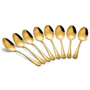 8 tafellepels goud