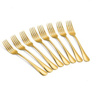 8 tafelvorken goud