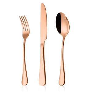 bestekset rosé goud