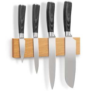 Messenmagneet eikenhout 25cm