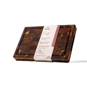 Houten Snijplank Acacia 32x22 cm – End Grain (Kopshout)
