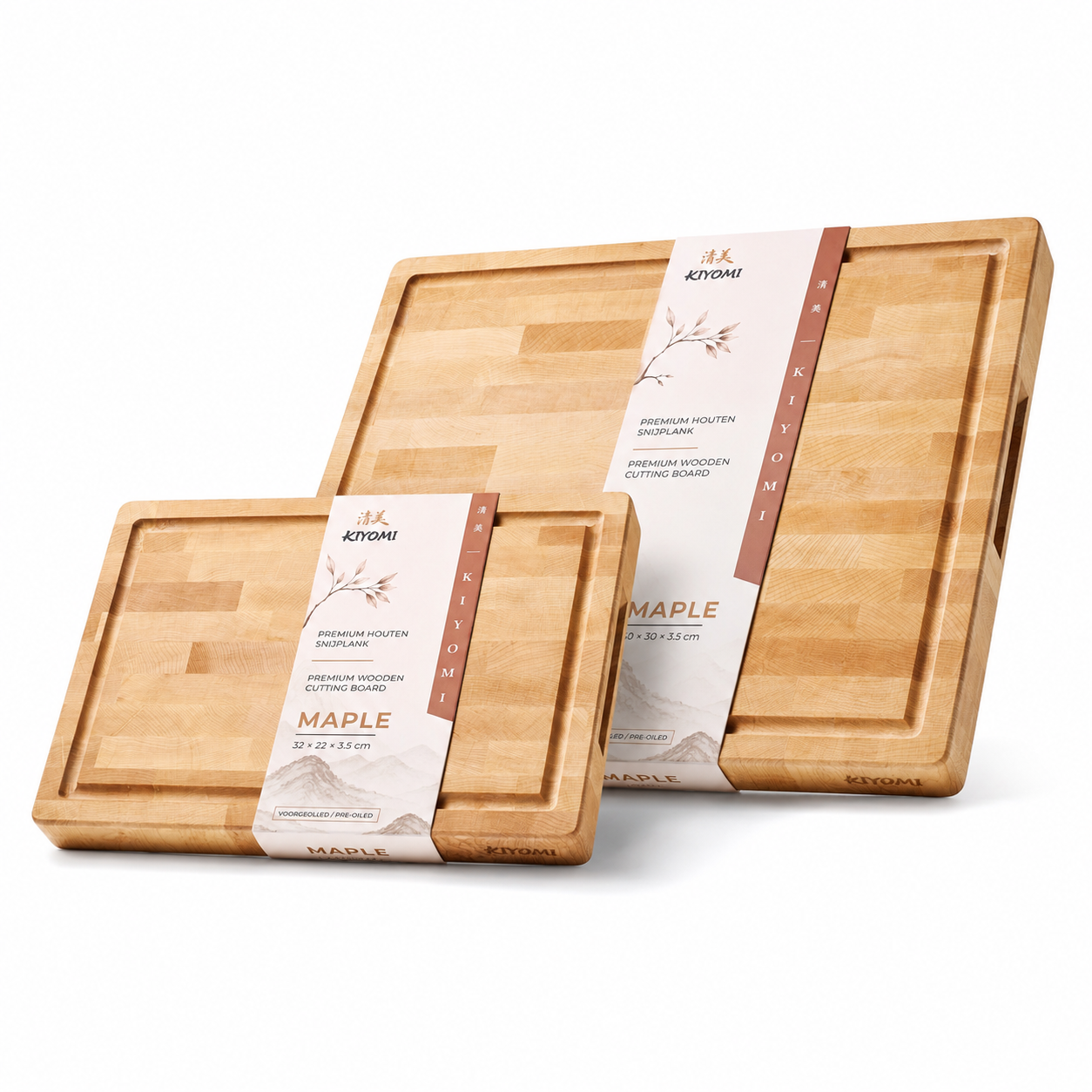 Houten snijplanken set esdoorn